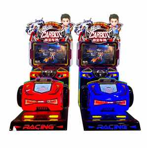 Máquina de Juegos de Carreras Operada con Monedas, Juego de Conducción para Niños con Volante, Luces LED para Centros Comerciales y de Entretenimiento - Product Image 3