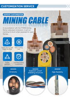 Cable de Alimentación Industrial Trifásico con Núcleo Neutro YJV 3+1, 0.6/1kV, Cobre, Aislamiento XLPE, Revestimiento de PVC, 3x120+1x70