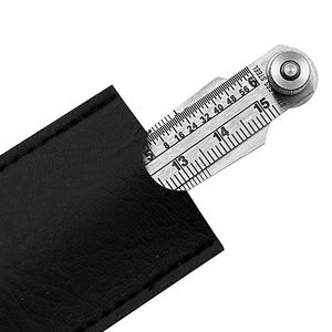 Roestvrijstalen Taps Toelopende Lasmeter Meter Diepte Liniaal Gap Gat Inspectie Voor Boring Meetgereedschap Wig Taper Liniaal - Product Image 2