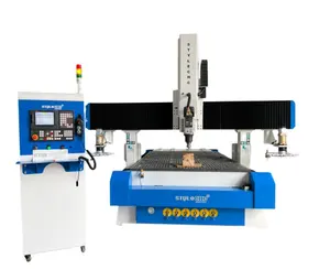 4D Wood Working CNC Router Machine with automatic tool changer