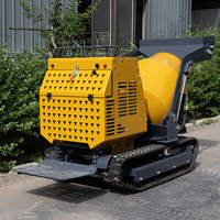 Nouveau produit, petite bétonnière, mini-benne autochargeante, bétonnière mobile automatique sur chenilles portable