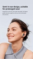 AGETUNR 2025 S65 V5.3 TWS Sport Earphones Earbuds Nirkabel Kontrol Suara Handsfree Tipe-C LED ENC IPX4 Headphone Gaming