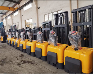<b>Clearance</b> <b>Sale</b> 2 Ton Full Stacker Pallet Forklift With Lithium-Ion Battery Polyurethane Tires for <b>Warehouse</b> Workshop - Product Image 5