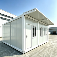 Casa Contenedor Personalizada, Casa Prefabricada Pequeña para Vivir al Aire Libre, Portátil, Impermeable, Dormitorio, Oficina, Bajo Precio, 20 pies, de Fábrica