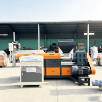 Extrudeuse Monovis Compacte en Plastique PP/EPS pour Laboratoire, Contrôle PLC, Filtre à Écran, Haute Puissance 100-600kg/h