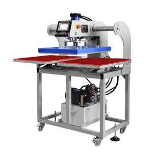 ماكينة الضغط بالحرارة الهيدروليكية ذات محطة مزدوجة للسيارات ، طابعة مسطحة لطباعة التيشرت الأوتوماتيكية - Product Image 1