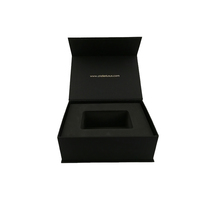 Boîte d'emballage pour parfum en carton noir solide, flacon de 30 ml
