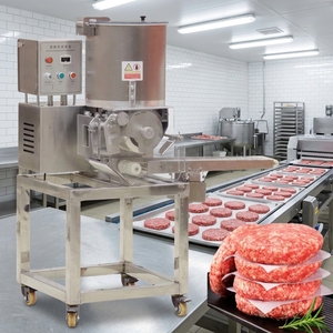 Machine à galettes de <span class=keywords><strong>viande</strong></span> et de hamburgers entièrement automatique en acier inoxydable, capacité de production de 35 pièces/minute pour les restaurants de restauration rapide et les fabricants de tourtes à la <span class=keywords><strong>viande</strong></span> - Product Image 6