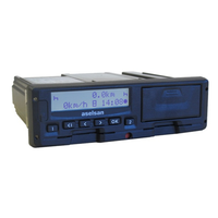 Tacógrafo Digital de Alta Seguridad Aselsan STC-8255 G2V2, Cumple con la Normativa AETR de la UE, 12V/24V, para Monitoreo de Conducción de Mercedes-Benz Actros