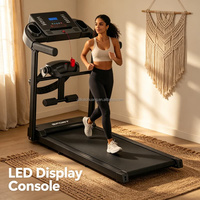Caminadora Inteligente Plegable para Interiores, Automática, Multifuncional, Silenciosa, con Inclinación, para Hombres y Mujeres, Equipo de Fitness para el Hogar