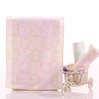 Serviette de toilette en gros 25*50cm 100% coton motif floral trèfle 30g/pièce ultra douce hypoallergénique écologique absorbante
