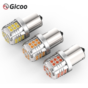 Ampoules LED 1156 BA15S P21W BAU15S PY21W 7440 W21W P21/5W 1157 BAY15D 7443 3157 30smd Lampe stroboscopique Clignotant de recul - Product Image 5