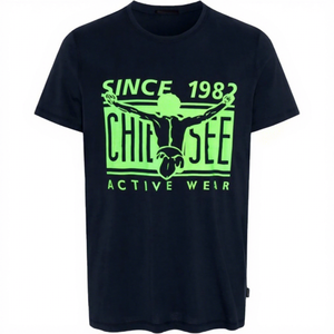 Camiseta Personalizada para Hombre, 100% Algodón, Estilo Hip Hop, con Logotipo Impreso, Manga Corta, Transpirable, de Secado Rápido, Ligera, Tallas Grandes - Product Image 1