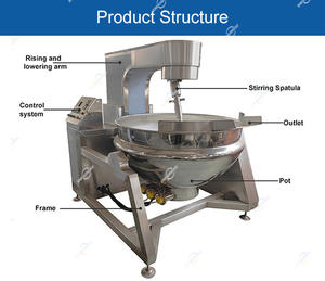 Olla <span class=keywords><strong>de</strong></span> cocina planetaria con doble camisa <span class=keywords><strong>de</strong></span> azúcar y <span class=keywords><strong>miel</strong></span> <span class=keywords><strong>de</strong></span> calidad a <span class=keywords><strong>precio</strong></span> <span class=keywords><strong>de</strong></span> fábrica - Product Image 2