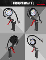 AEROPRO R8037-2 High Quality Digital Tire Inflator Car Inflating Tire Pressure Gauge for All Kinds Auto Tyre Pressure
