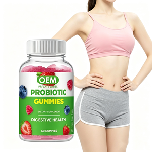Gomitas Probióticas de Lactobacillus para Adultos al por Mayor con Sabores a Arándanos para la Salud del Tracto Urinario - Product Image 1