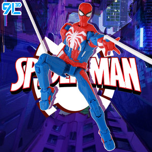 Spider-Man Generazione 9L, Action Figure Multi-Articolata Stampata in 3D, Serie <span class=keywords><strong>Marvel</strong></span>, Lucky 13 Titan 13, Regalo - Product Image 2