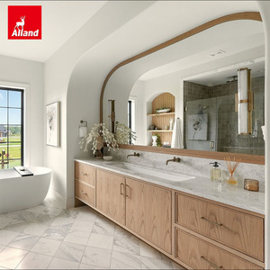 Meuble-lavabo de luxe Alland Master avec miroir LED pour salle de bain d'hôtel 2026 - Product Image 3