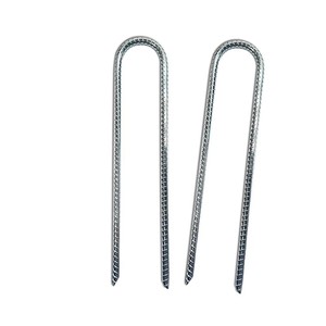 Galvanized Steel Spiral Pattern Outdoor Ground Pegs - Product Image 2