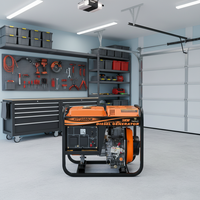 Meistverkaufter Tragbarer 3KW Open-Frame-Generator mit Seilzugstart 296cc Effiziente Stromversorgung für Notstromversorgung zu Hause