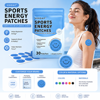 Patchs Énergétiques Transdermiques Personnalisés avec Logo pour le Sport, Boost d'Énergie pour l'Entraînement, la Concentration et la Clarté Mentale - 30 Pièces