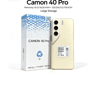 โทรศัพท์ TECNO Camon 40 Pro 5G สมาร์ทโฟนหน้าจอ AMOLED 6.8 นิ้ว 120Hz กล้อง 50MP แรม 16GB ความจุ 1TB  พร้อมเซ็นเซอร์ลายนิ้วมือ ระบบปฏิบัติการ Android 13 - Product Image 4