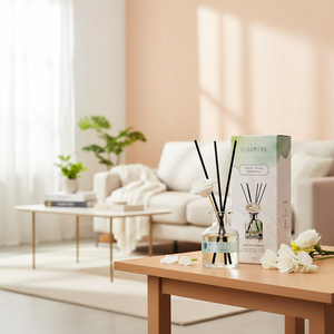 BLOOMING Aromatic <b>Reed</b> <b>Diffuser</b> Home Fragrance Oil Decorative Room Scent <b>Diffuser</b> <b>for</b> Living Room Bedroom Office Interior - Product Image 3
