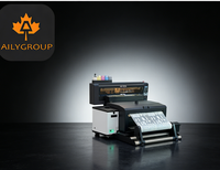 NEWIN Imprimante DTF numérique entièrement automatique A1 600 mm, tête d'impression Epson, transfert thermique, film PET, impression multicolore sur vêtements