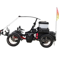 TrikExplor E-Truck 4WD Quad couché électrique avec module de chargement ou de passager Portée de 130 km