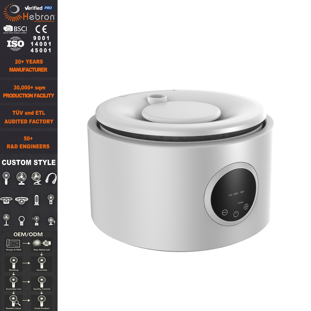 Latest Design Mini Cooling Portable Air Cooler Humidifier Purifier with 5L Humidistat