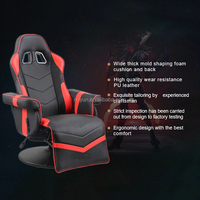 Nouvelle arrivée Vibration Massage BT haut-parleur RGB Silla Gamer Led chaise de jeu avec lumières et haut-parleurs