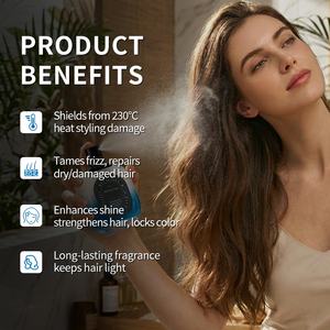 Huile de <span class=keywords><strong>soin</strong></span> capillaire personnalisée, huile de <span class=keywords><strong>soin</strong></span> capillaire organique à parfum longue durée, huile de <span class=keywords><strong>soin</strong></span> capillaire brillante en spray pour femmes, anti-frisottis - Product Image 5