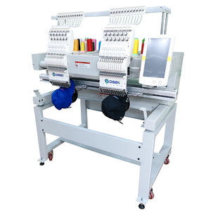 Low Price Automatic Digital 9 12 15 Needles 2 Head Embroidery Sewing <b>Machine</b> Computerized Embroidery <b>Machine</b> for Hat T Shirt - Product Image 1
