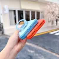 Coque de téléphone antichoc en acrylique avec bouton caméra IA, support magnétique intégré pour iPhone 15, 16 Pro Max, 17 Pro, 17 Air