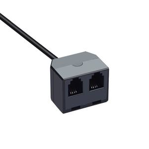Cavo di prolunga splitter RJ9 maschio a 2 femmine 4P4C per telefono - Product Image 4