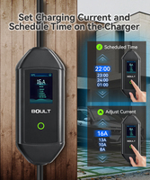 Cargador EV portátil Corriente/Tiempo de carga Estación de carga EV de uso doméstico ajustable