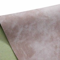 Cuir synthétique PU gaufré écologique et personnalisé en couleur pour la fabrication de vêtements
