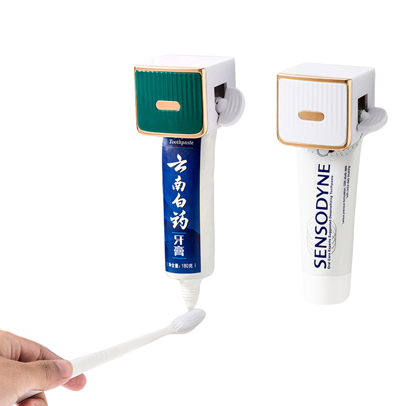 Новый пластиковый дозатор зубной пасты, настенный выдавливатель зубной пасты для ванной