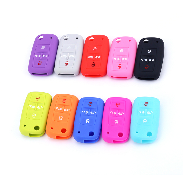Custom Design Protective Silicone Smart Car Remote Key Cover Case