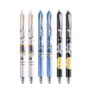 Bolígrafo de Gel Borrable Astronauta 0.5mm Negro Carbón Azul Cristal, Material Escolar para Práctica de Escritura - Product Image 5