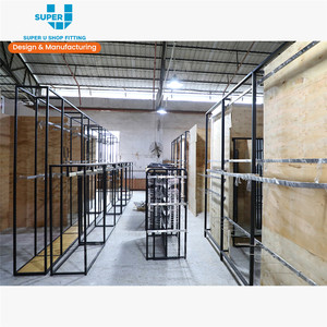 Super U Shop Fitting <strong>Metal</strong> <strong>Retail</strong> Store Racks with Arms Customize Design <strong>Wall</strong> Display Rack <strong>Shelf</strong> for Shops Manufacturer - Product Image 1