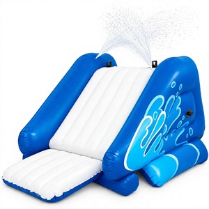 Tobogán Acuático <span class=keywords><strong>Inflable</strong></span> de Vinilo <span class=keywords><strong>INTEX</strong></span> Kool Splash para Diversión en la Piscina |   58849EP-Niños de 6 años - Product Image 1