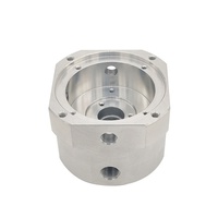 Komponen Logam Anodized Presisi Tinggi dari Aluminium 6061, Bagian-Bagian CNC untuk Peralatan Optik dan Kamera