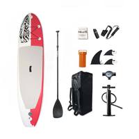 Planche à pagaie gonflable de 10,8 pieds, planche à pagaie tout usage ISUP, avec pompe et pack d'accessoires