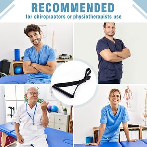 Tali Traksi Leher Portabel dari Neoprene dengan Sabuk Dagu, Alat Dekompresi Tulang Belakang untuk Pijat Pereda Nyeri Leher - Product Image 6