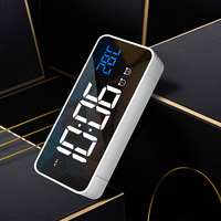 Digitale Tisch uhr projektor ierbare negative LED-Anzeige Smart Clock Studenten projektion kabelloses Laden Hotel Wecker