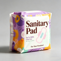 Sacs d'emballage personnalisés en gros pour serviettes hygiéniques OEM, enveloppes souples pour serviettes, pochettes d'hygiène féminine personnalisées