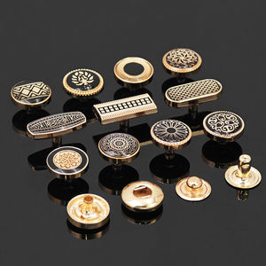 Botones de Metal Árabes de Alta Calidad, Redondos y Cuadrados, para Camisas de Hombre, Thobe, Abaya, con Logotipo Personalizado y Patrón, para Ropa - Product Image 4