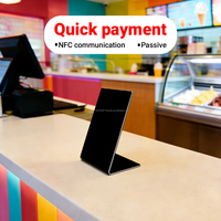 Supports d'affichage NFC en PVC personnalisés 13,56 MHz pour avis, réseaux sociaux, menus et codes QR pour la commande de plats
