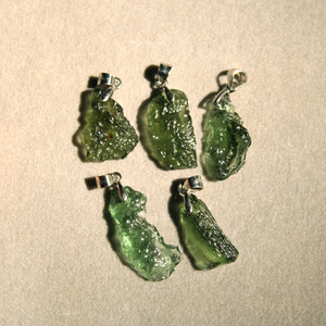 Wholesale Natural Green <strong>Moldavite</strong> Crystal Pendant <strong>Necklace</strong> Free Shaped with Certificate Other Crystal Crafts - Product Image 5